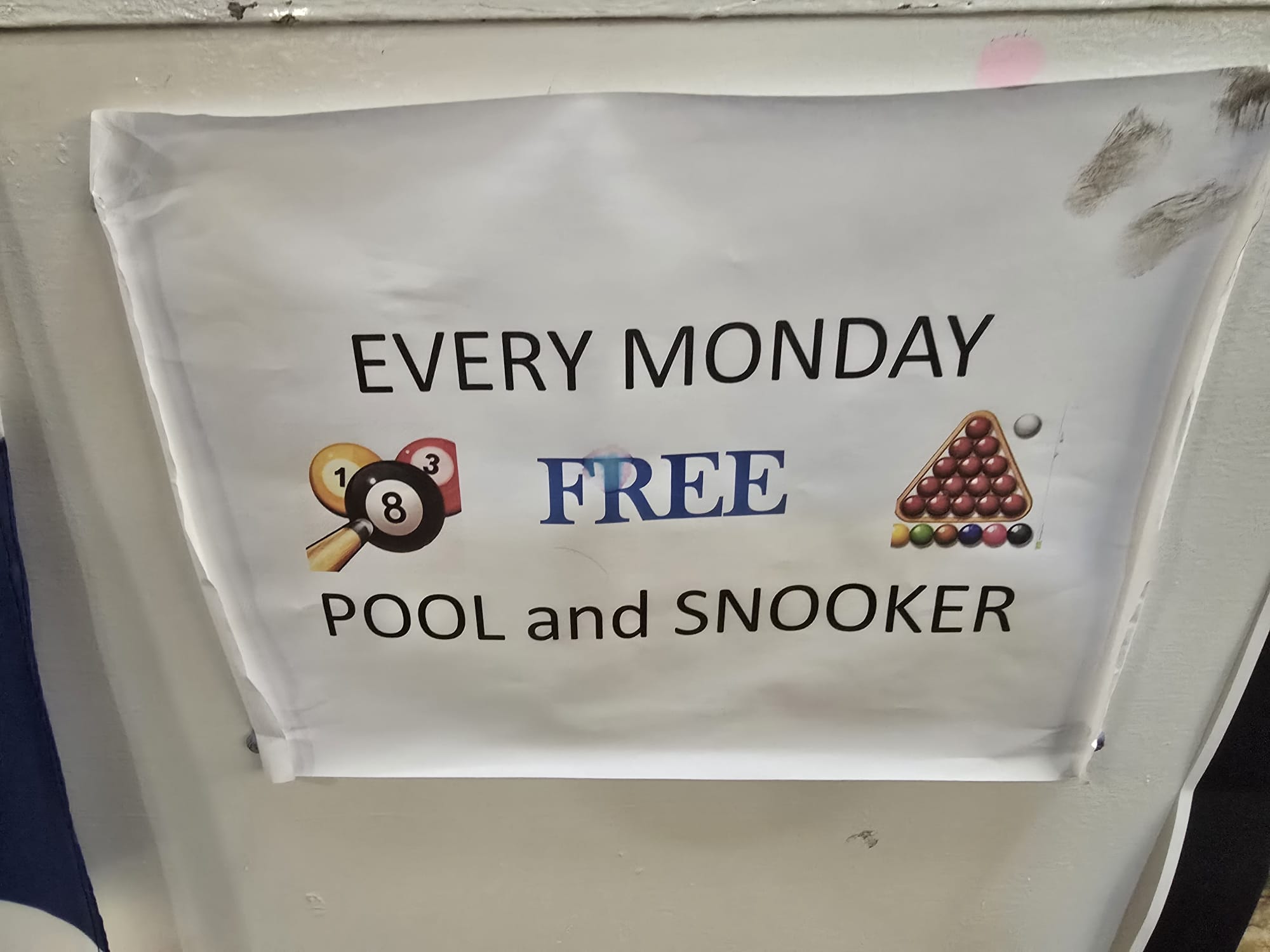 Free pool and snooker